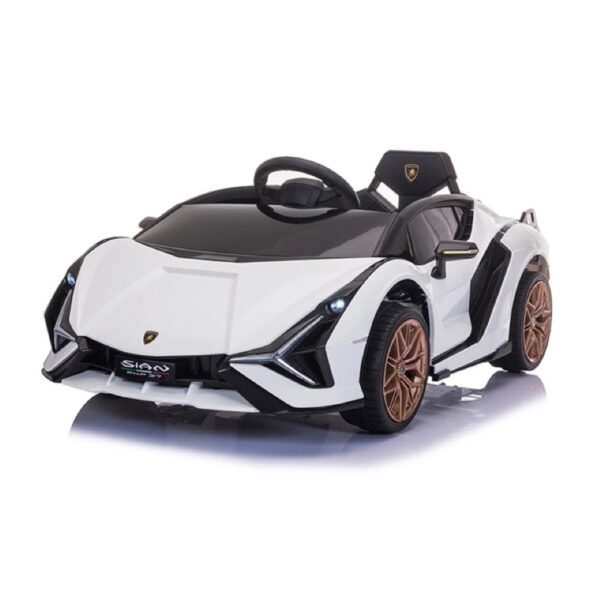 TPFLivingElektro-Kinderauto Lamborghini Sian weiß