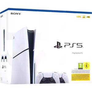 Sony PlayStation 5 Slim Konsole - Disc Version + 2 PS5 DualSense™ Wireless Controller