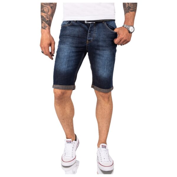 Rock Creek Shorts Jeansshorts Dunkelblau Regular Fit