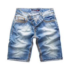 Rock Creek Shorts Jeansshorts dicke Naht Regular Fit