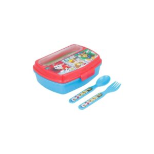 Paw Patrol Brotdose Kinder Lunchbox Sandwichbox Besteck Gabel Löffel