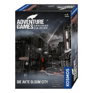 Gesellschaftsspiel Adventure Games Die Akte Gloom City einfache Regeln