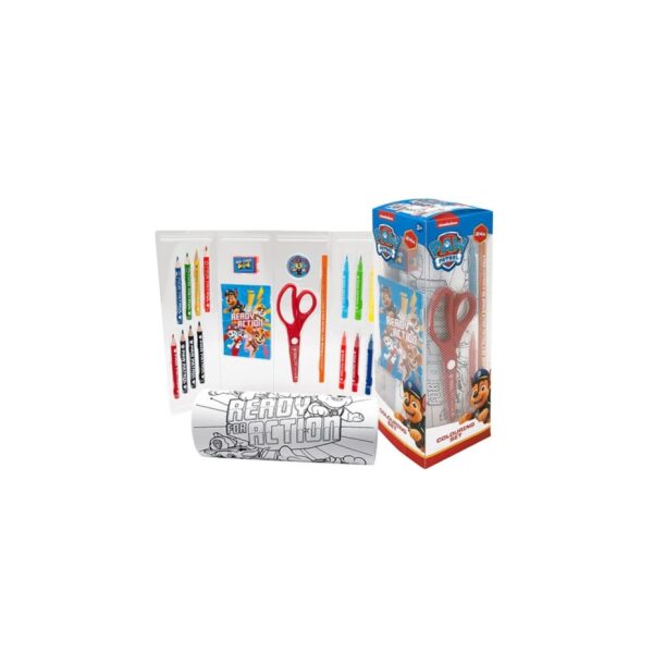 Paw Patrol Schreibwaren-Set 24-tlg inkl Stifte Scheere