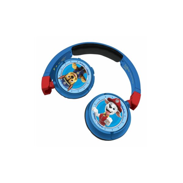 Faltbare Kopfhörer Paw Patrol 2in1 Bluetooth®- und Kabelanschluss