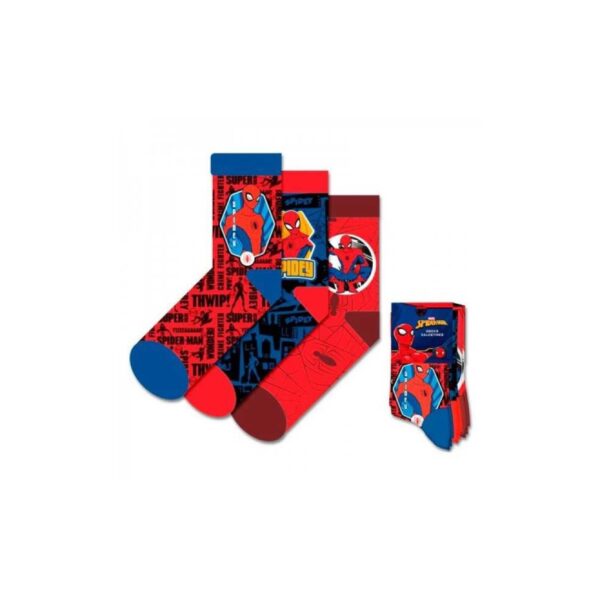 Spiderman - 3er Set Socken