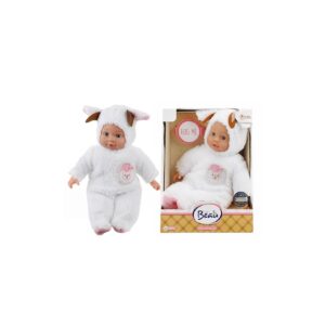 Babypuppe im Tieranzug Schaf 33 cm