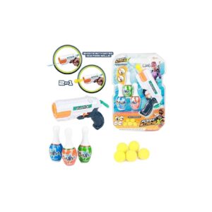 Wasserpistole und Ball Blaster 5xBall 3Kegel