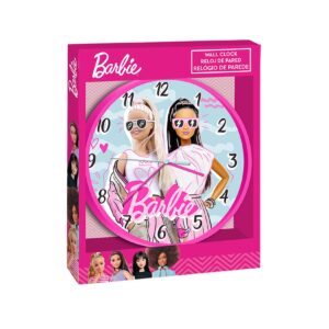 Barbie Wanduhr für Kinder Durchmesser 25 cm