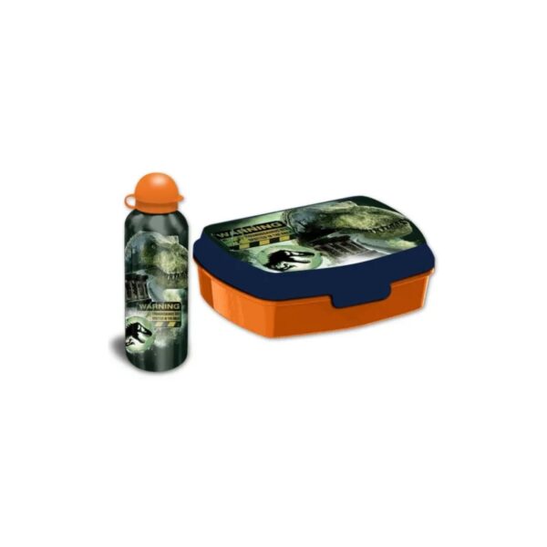 Jurassic World Lunchest Brotdose Aluminium Trinkflasche