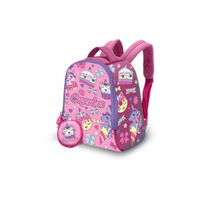 Rucksack mit lustigen Einhorn Kuchen Donut Motiv