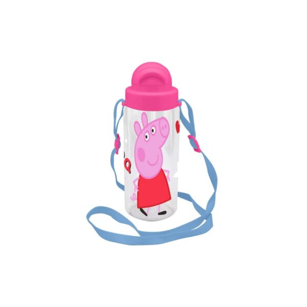 Peppa Wutz Trinkflasche mit einem Tragegurt