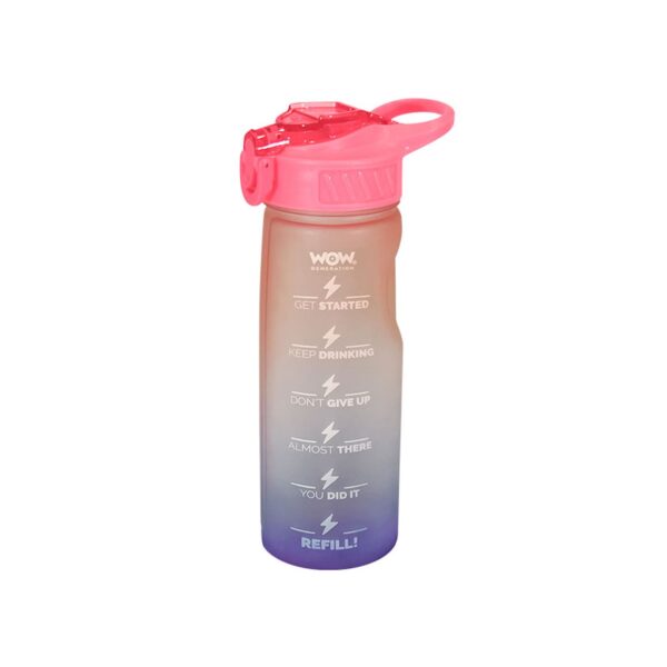 WOW Generation Trinkflasche mit Trinkmotivator