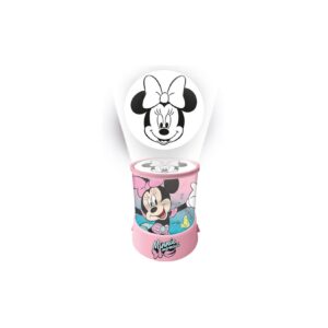 Kinder Projektor als Tischlampe Minnie Mouse Lampe