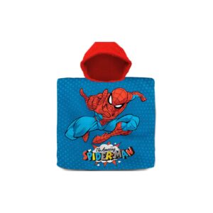 Poncho Baumwolle Spiderman Kinder-Handtuch