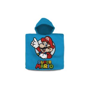 Poncho Baumwolle Super Mario Kinder Handtuch