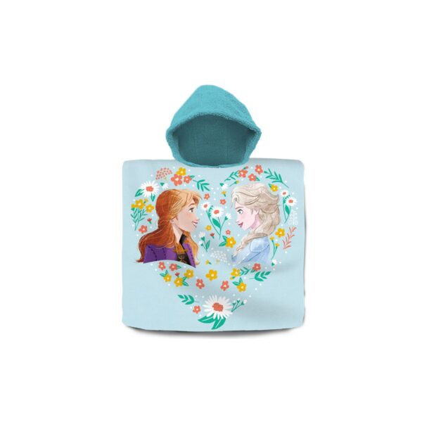 Poncho Baumwolle Disney Frozen Kinder-Handtuch Elsa Anna