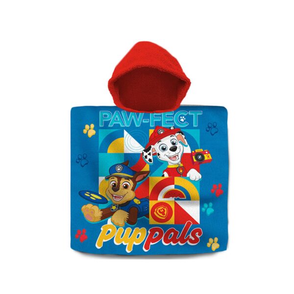 Paw Patrol Poncho Baumwolle Kinder Handtuch