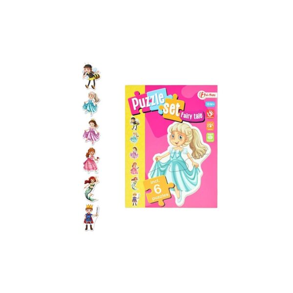 Puzzlespiel Märchen mit 6 Märchenfiguren