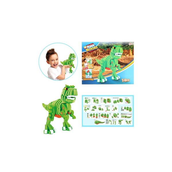 Dinosaurier 3D Puzzle Schaumstoff Dino T-Rex