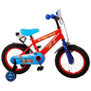 Kinderfahrrad Paw Patrol für Jungen 14 Zoll Kinderrad in Blau