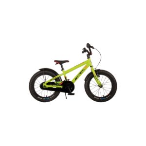 Kinderfahrrad 16 Zoll 26cm Jungen Fahrrad Rücktrittbremse Grün/Schwarz