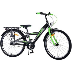 Kinderfahrrad Thombike für Jungen 24 Zoll Kinderrad in Grün Schwarz