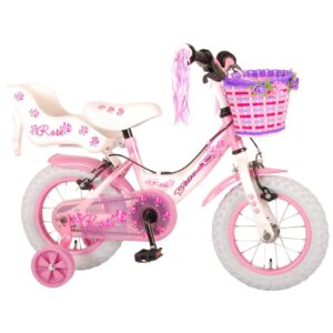 Kinderfahrrad Rose Fahrrad für Mädchen 12 Zoll Kinderrad in Pink