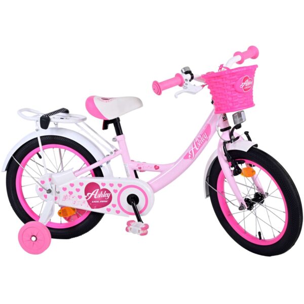 Kinderfahrrad Ashley für Mädchen 16 Zoll Kinderrad in Rosa