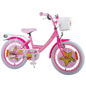 Kinderfahrrad LOL Surprise für Mädchen 18 Zoll Kinderrad für Pink