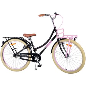 Kinderfahrrad Excellent Fahrrad für Mädchen 26 Zoll Kinderrad Schwarz