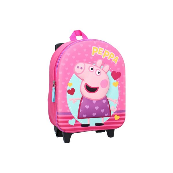 Kinder Trolley-Rucksack 3D Peppa Wutz