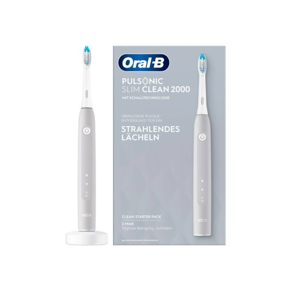 Oral-B Pulsonic Slim Clean 2000 Grey elektrische Schallzahnbürste