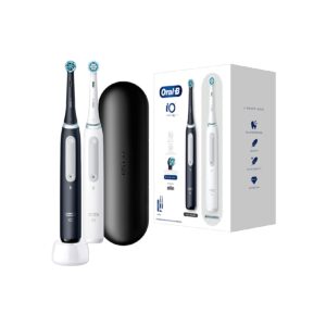 Oral-B iO Series 4 Duo Matt Black/Quite White elektrische Zahnbürsten