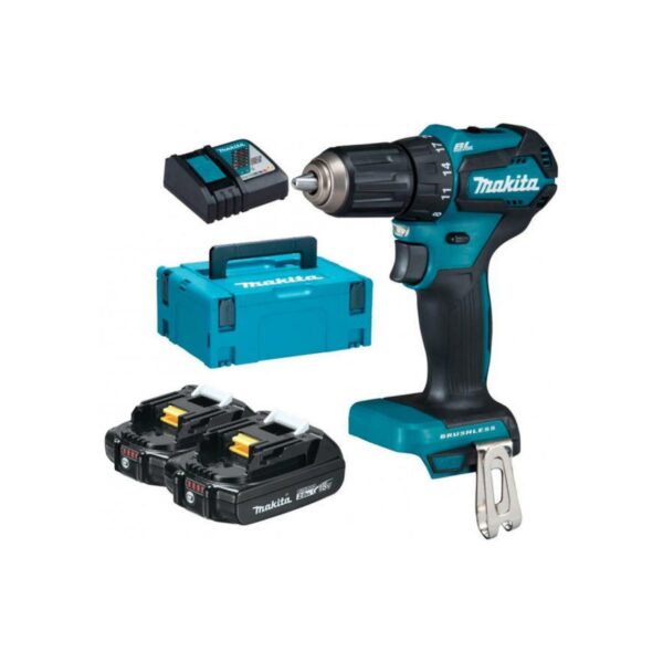 Makita DDF485RAJ Akku-Bohrschrauber Li-ion LXT (2x2